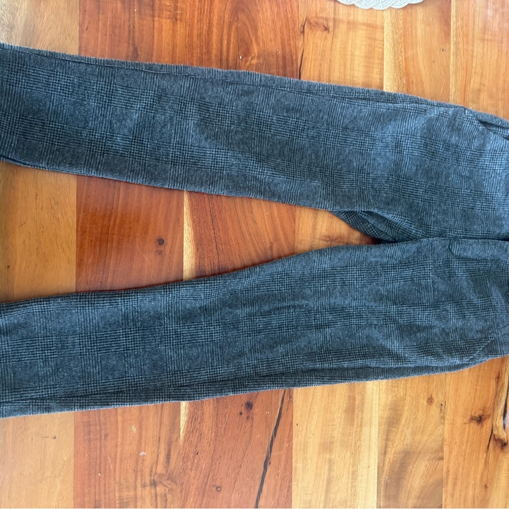 Gray Plaid Pants